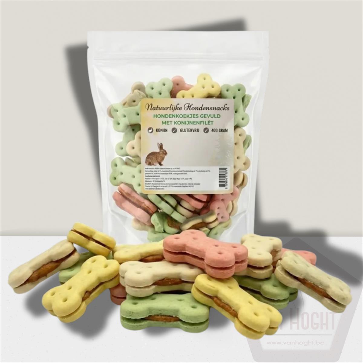 Hondenkoekjes met konijnfilet 400 gr